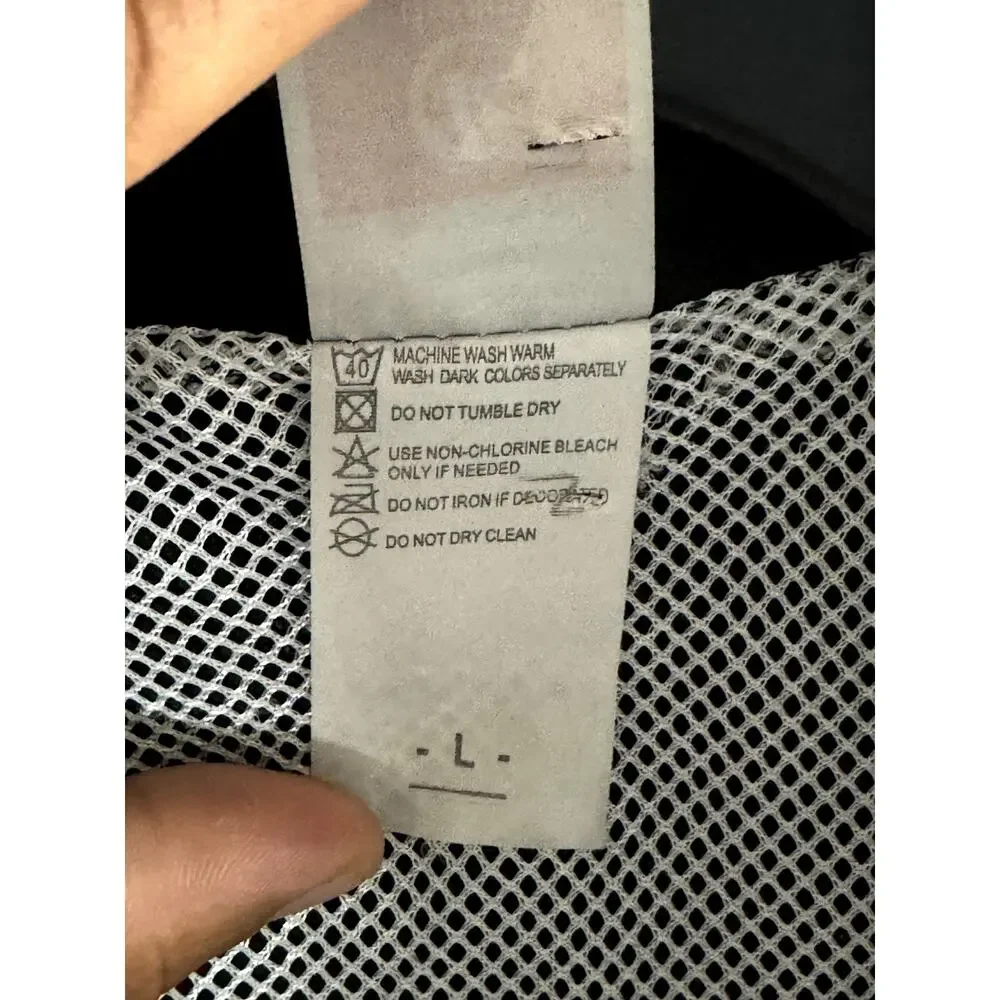 Mens Black Dream TSchunyifang Zipper Front Sleeveless Vest Size Large - Picture 6 of 8